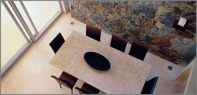 Image of stone tile flooring in Tulsa, OK